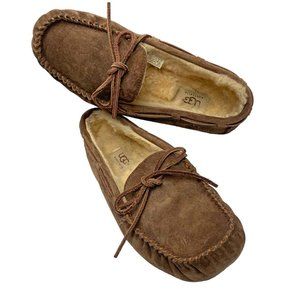 UGG Australia Dakota Cocoa Suede Moccasin Slippers‎